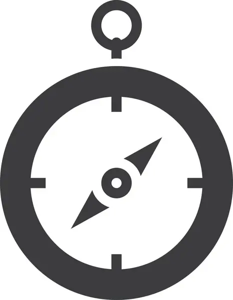 Compass Web Icon Simple Design — Stock Vector