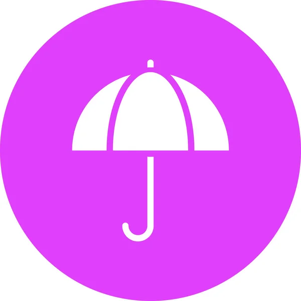 Umbrella Icon Vector Illustration — Stock Vector