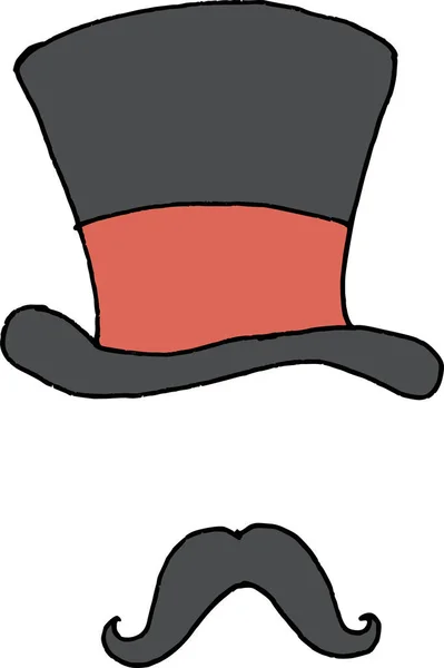 Illustration Vectorielle Chapeau Dessin Animé — Image vectorielle