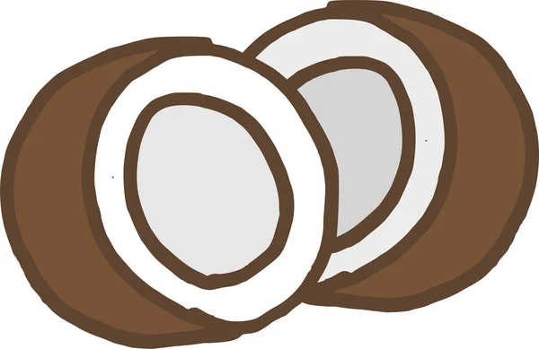 Chocolate Donut Icon Cartoon Croissant Roll Vector Illustration Isolated White — Stock Vector