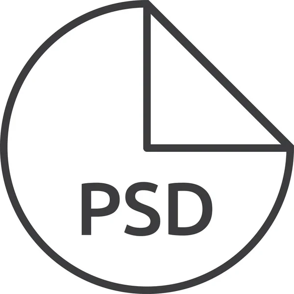 Psd 포맷의 — 스톡 벡터
