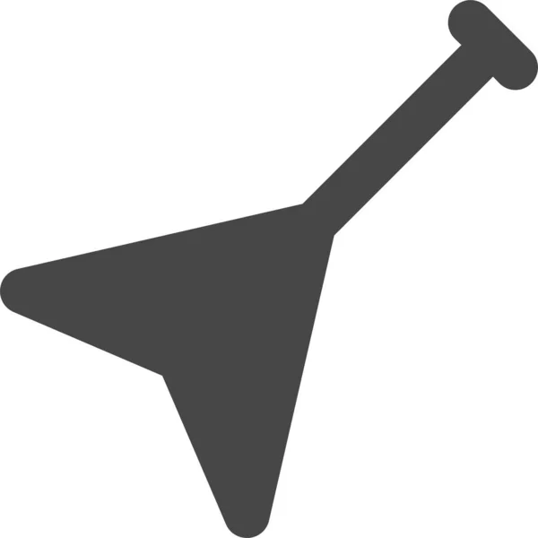 Gitarre Web Symbol Einfache Illustration — Stockvektor