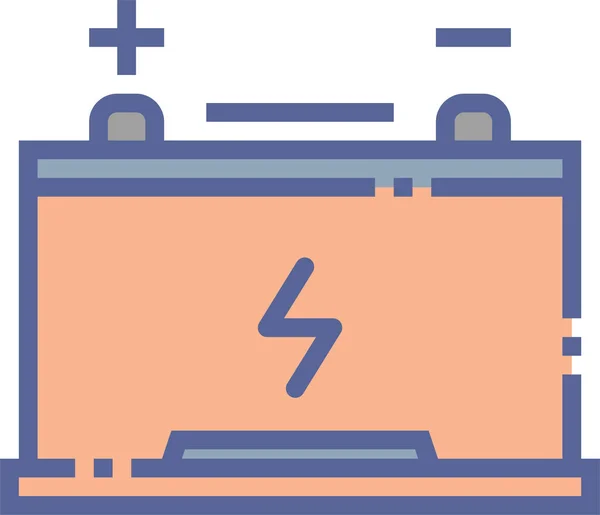 Vectorillustratie Van Batterijpictogram — Stockvector