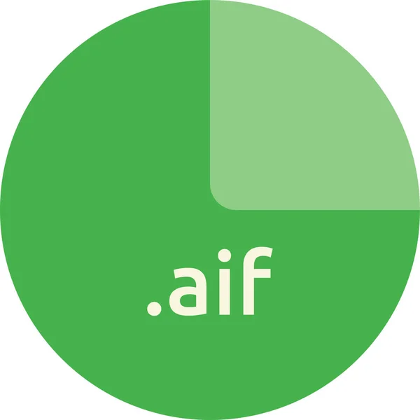 Aif 포맷의 — 스톡 벡터