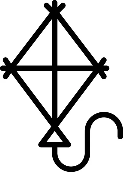 Drachenweb Symbol Einfache Vektorillustration — Stockvektor