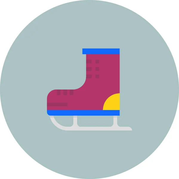 Skating Icon Simple Illustration — Stock Vector