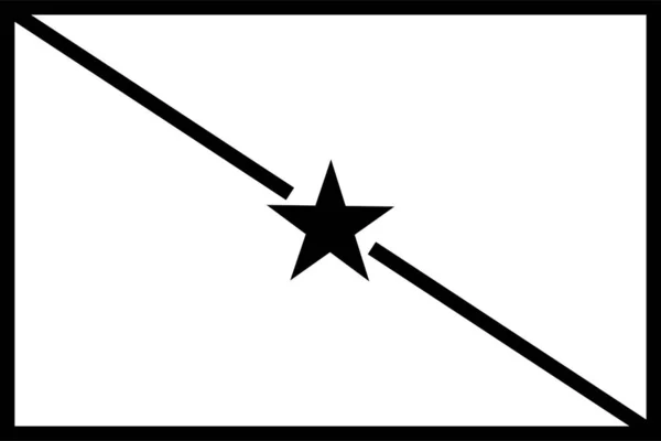 Flaga Kraju Gujana Francuska Ilustracja Wektora — Wektor stockowy