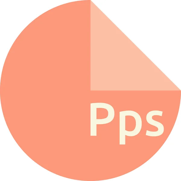 Pps 포맷의 — 스톡 벡터