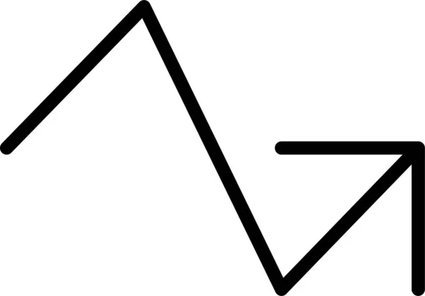 矢印ウェブアイコン単純なベクトルイラスト — ストックベクタ
