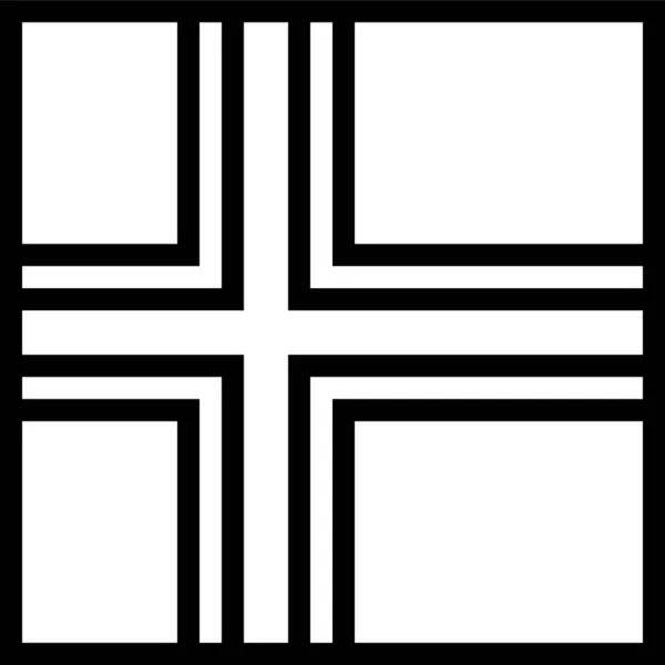 Флаг Фарерских Островов Векторная Иллюстрация — стоковый вектор