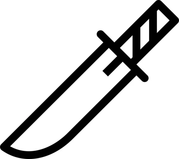 Иконка Ножа Простая Векторная Иллюстрация — стоковый вектор