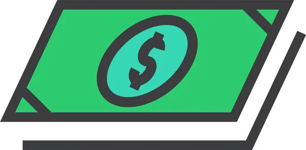 Dollar Web Ikone Einfaches Design — Stockvektor