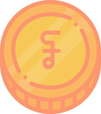 Dolar. Web simgesi basit illüstrasyon