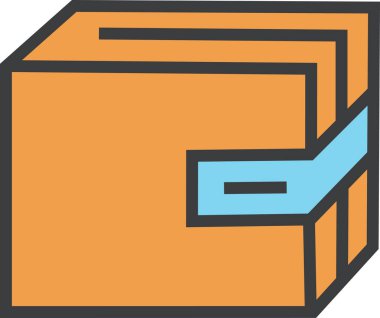 litecoin web simgesi basit tasarım, vektör