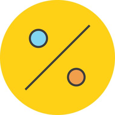 finans ve iş web simgesi, basit vektör illüstrasyonu  