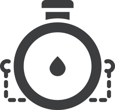 su Ağı simgesi basit illüstrasyon