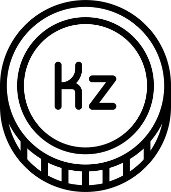 kwanza web simgesi, basit vektör illüstrasyonu 