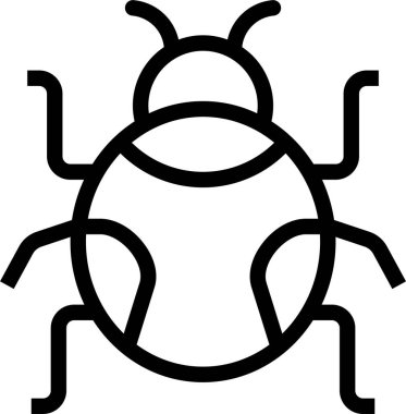 Tırtıl. Web simgesi vektör illüstrasyonu