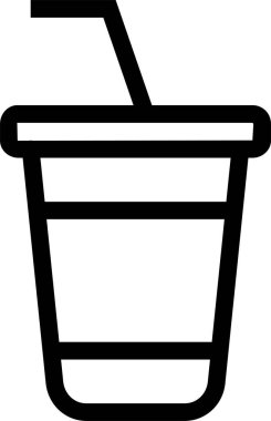 Kahve. Web simgesi basit illüstrasyon 