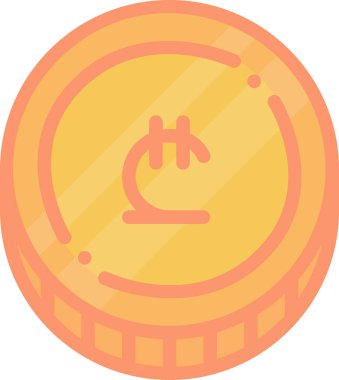 lari web simgesi basit illüstrasyon