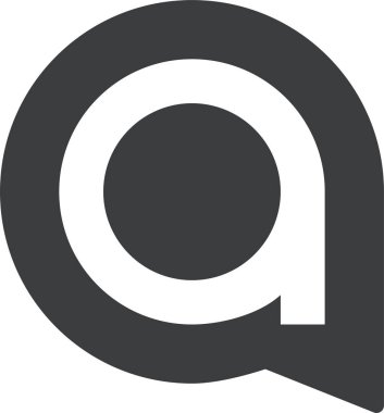 Konuş. Web simgesi basit illüstrasyon