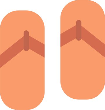 flip flops simge vektör illüstrasyonu 