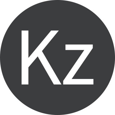 kwanza web simgesi, basit vektör illüstrasyonu 