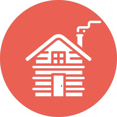 Ev simgesinin vektör illüstrasyonu