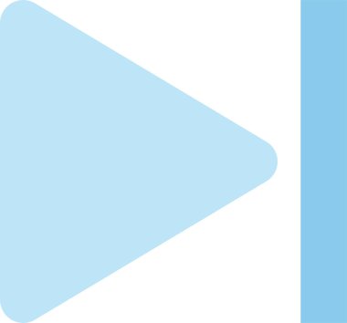 Ok. Web simgesi basit illüstrasyon