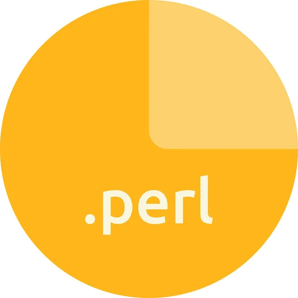 Illustration Vectorielle Format Fichier Perl — Image vectorielle