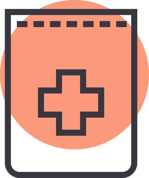 Kit Médical Conception Simple — Image vectorielle