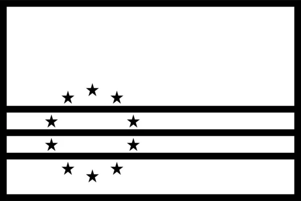 Cabo Verde Bandeira País Ilustração Vetorial —  Vetores de Stock