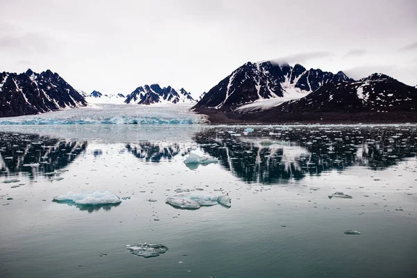 Αρκτικός Ωκεανός Θαλασσογραφία Στο Svalbard Στον Αρκτικό Κύκλο — Φωτογραφία Αρχείου