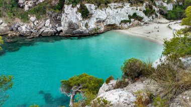 Cala Macarelleta Sahili, Menorca Adası, İspanya