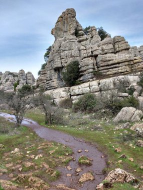 Torcal de Antequera kayalık oluşumları, Malaga ili, İspanya