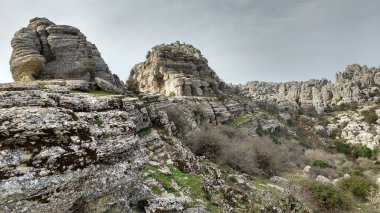 Torcal de Antequera kayalık oluşumları, Malaga ili, İspanya