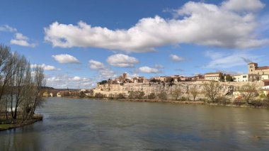 İspanya, Zamora şehrinin güzel bir manzarası