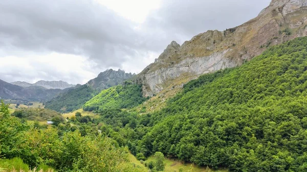 Tal Des Lago Del Valle Naturpark Somiedo Asturien Spanien — Stockfoto