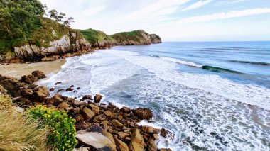 Vidiago plajı, Llanes belediyesi, Asturias, İspanya