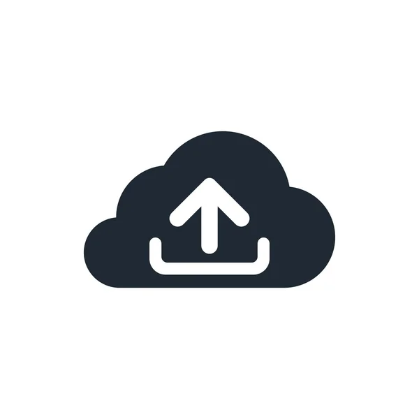 Descarga de nubes — Vector de stock