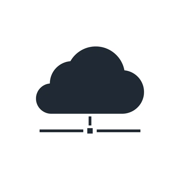 Verzeichnis cloud groupe icon — Stockvektor