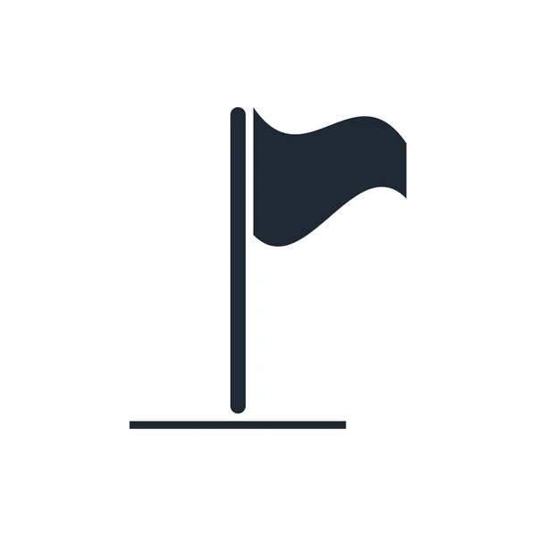 Icône drapeau — Image vectorielle