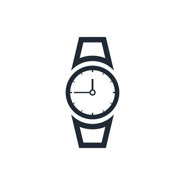 Ícone relógio mão — Vetor de Stock
