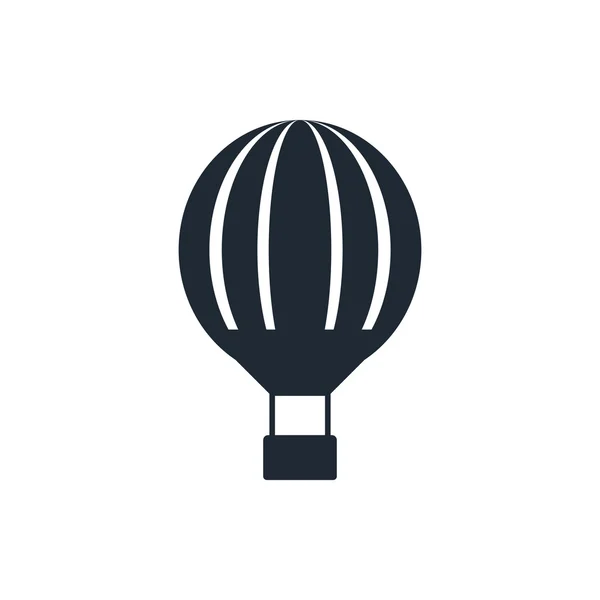 Icon air balloon — Stock Vector