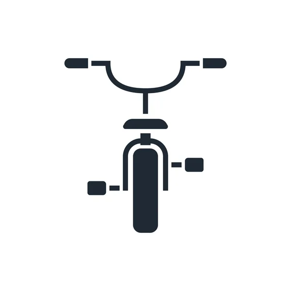 Icono frente a bicicleta — Vector de stock