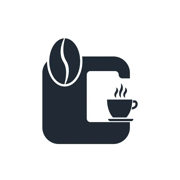 Máquina de café icono — Vector de stock