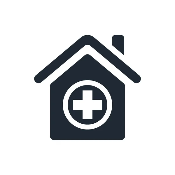 Icon ospedale — Vettoriale Stock