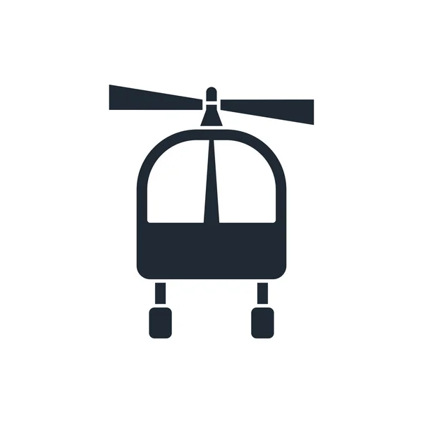 Pictogram helikopter — Stockvector