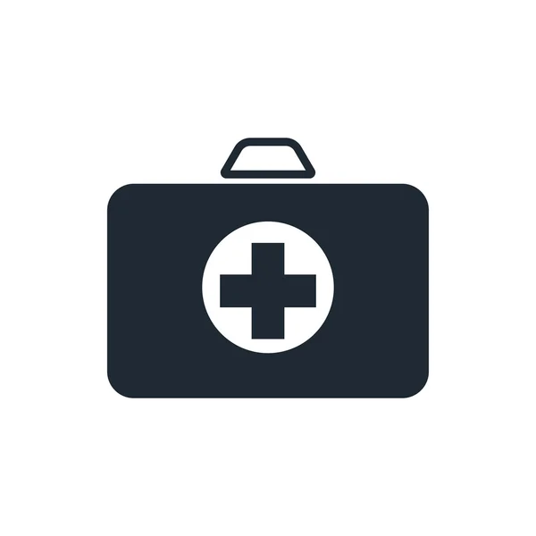 Icon medical bag — Stock Vector