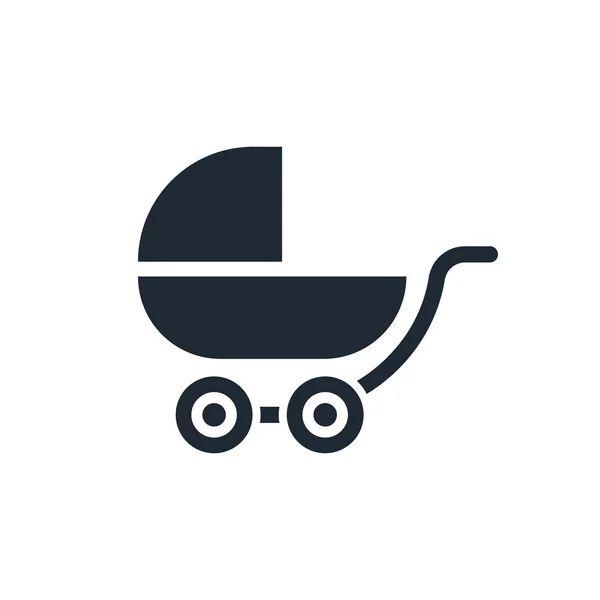 Icon pram — Stock Vector